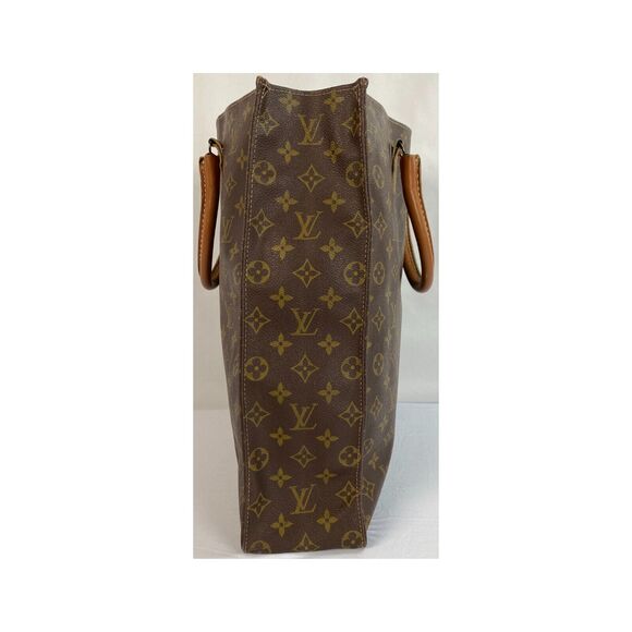 LOUIS VUITTON Vintage SPECIAL EDITION Brown Monogram Oversized Handbag Tote Bag - Picture 5 of 14